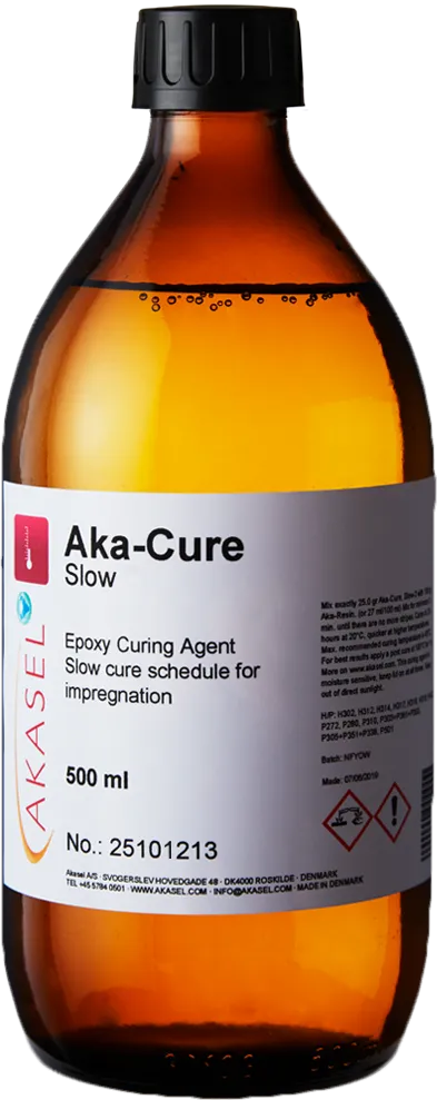 Aka-Cure Slow — consommable Akasel pour résine époxy pour enrobage | Metallab