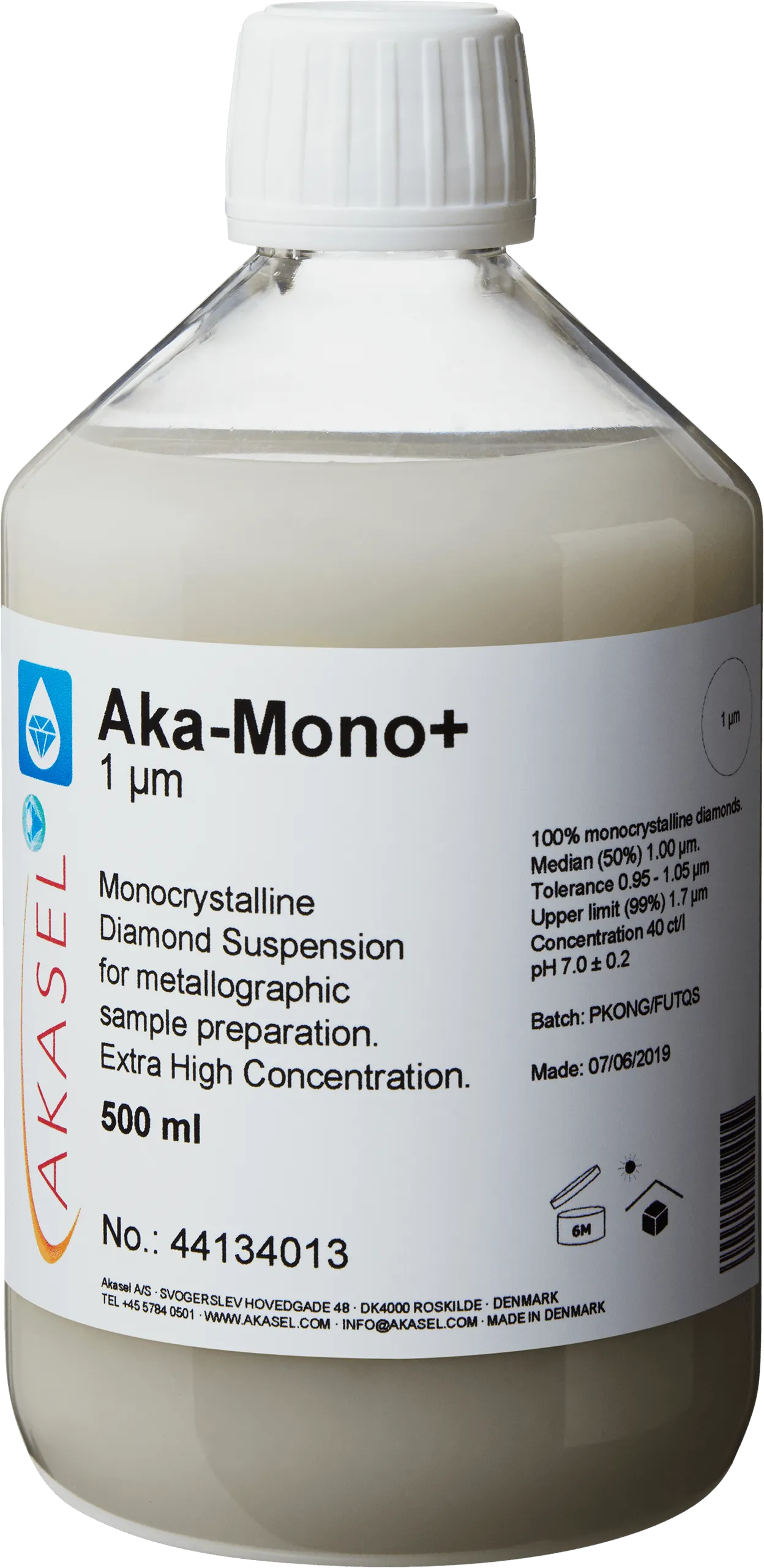 Aka-Mono+ 1 µm — consommable Akasel pour produits diamantés | Metallab