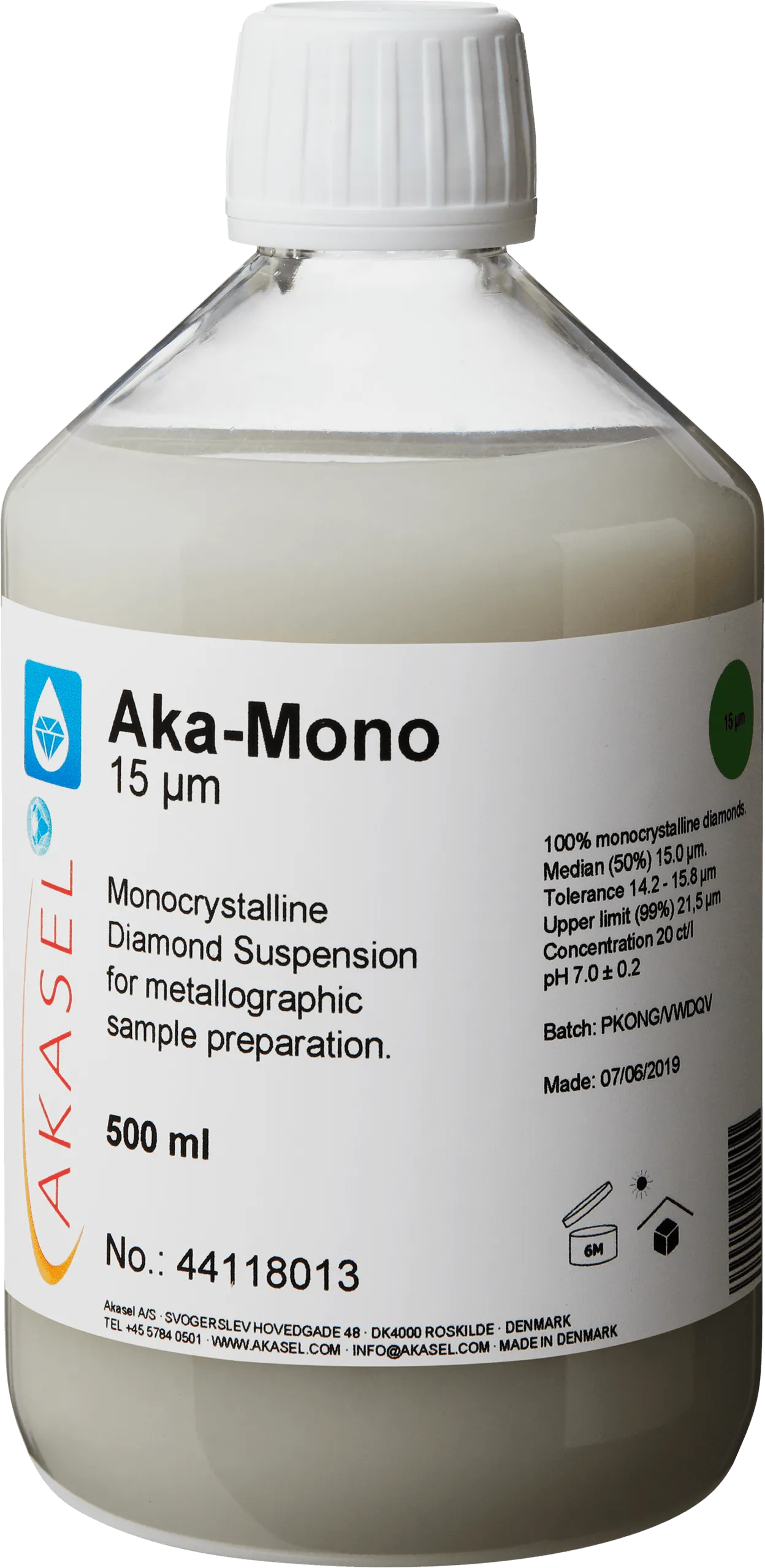 Aka-Mono 15 µm — consommable Akasel pour produits diamantés | Metallab