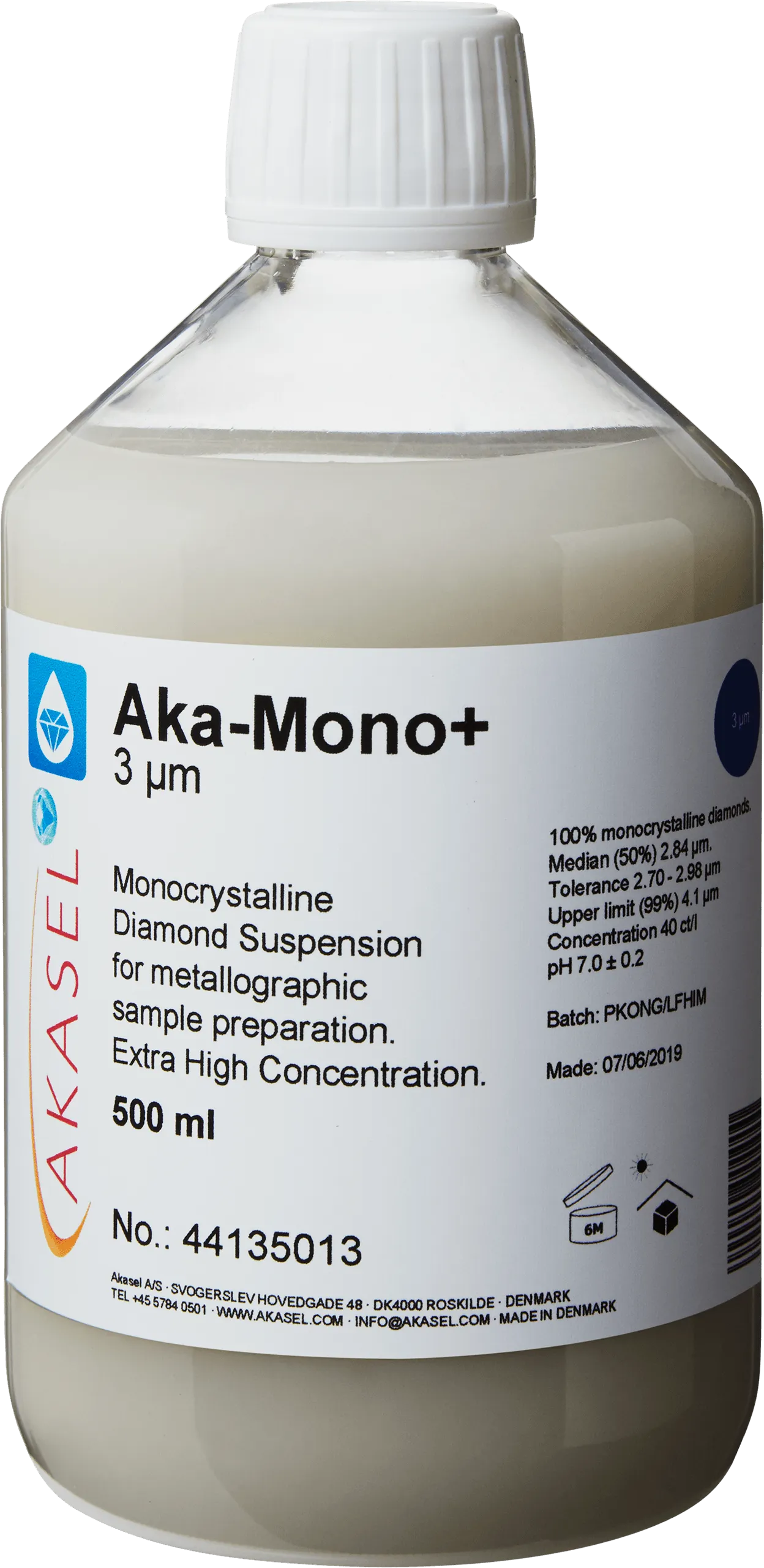 Aka-Mono+ 3 µm — consommable Akasel pour produits diamantés | Metallab
