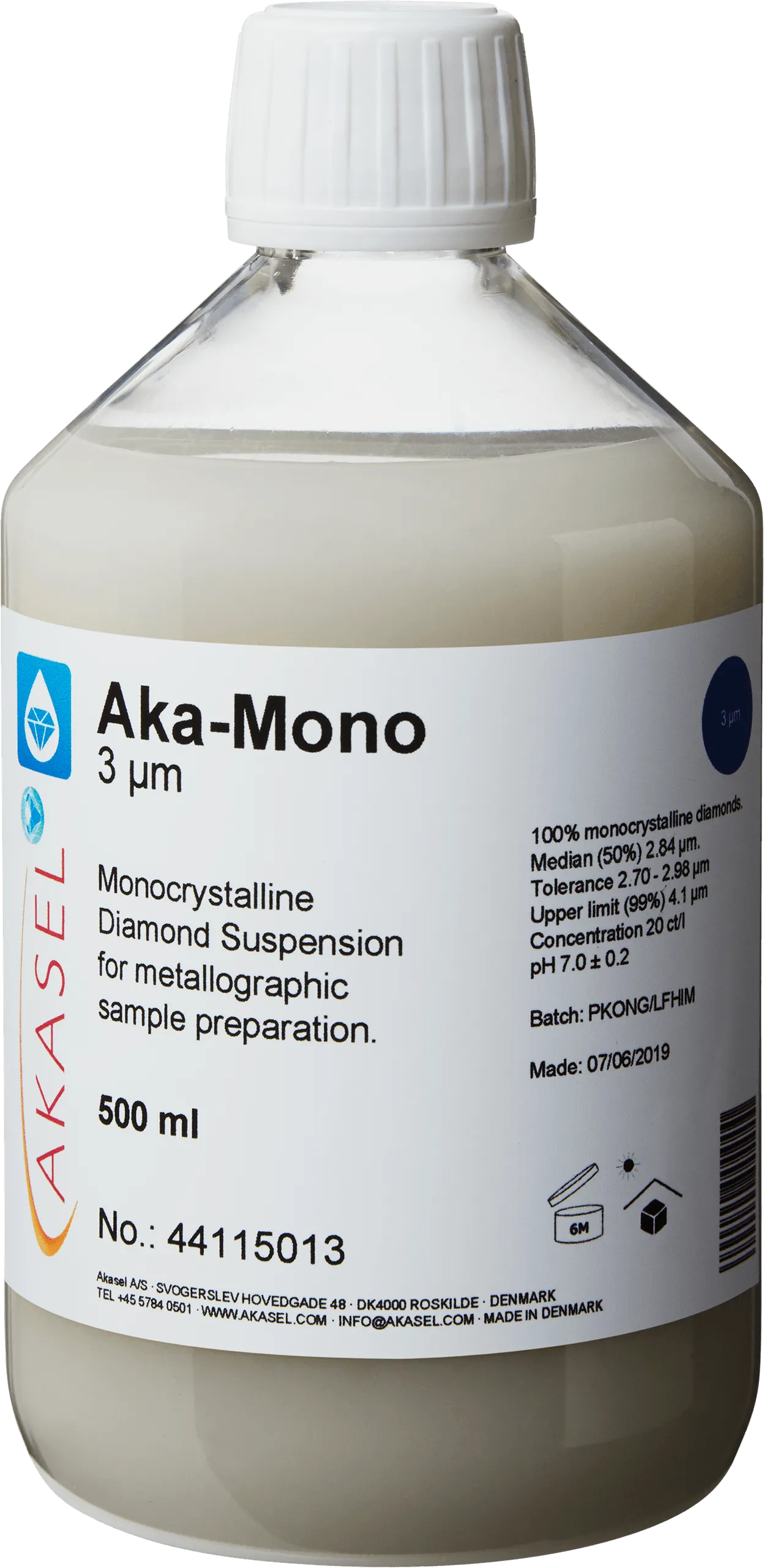 Aka-Mono 3 µm — consommable Akasel pour produits diamantés | Metallab
