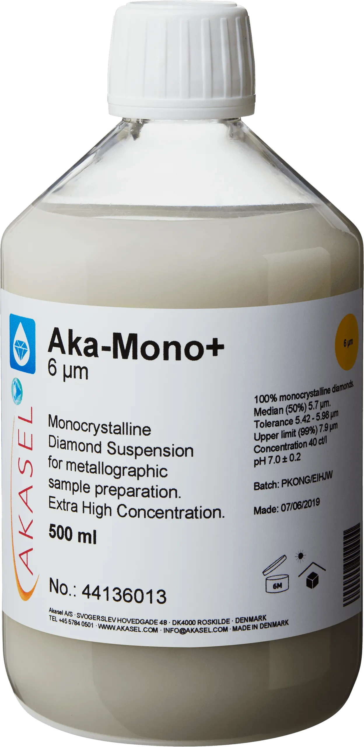 Aka-Mono+ 6 µm — consommable Akasel pour produits diamantés | Metallab