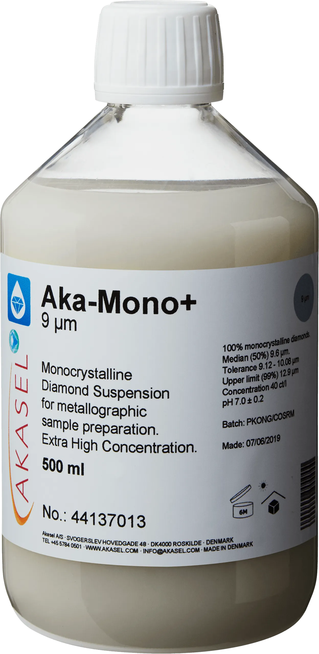 Aka-Mono+ 9 µm — consommable Akasel pour produits diamantés | Metallab