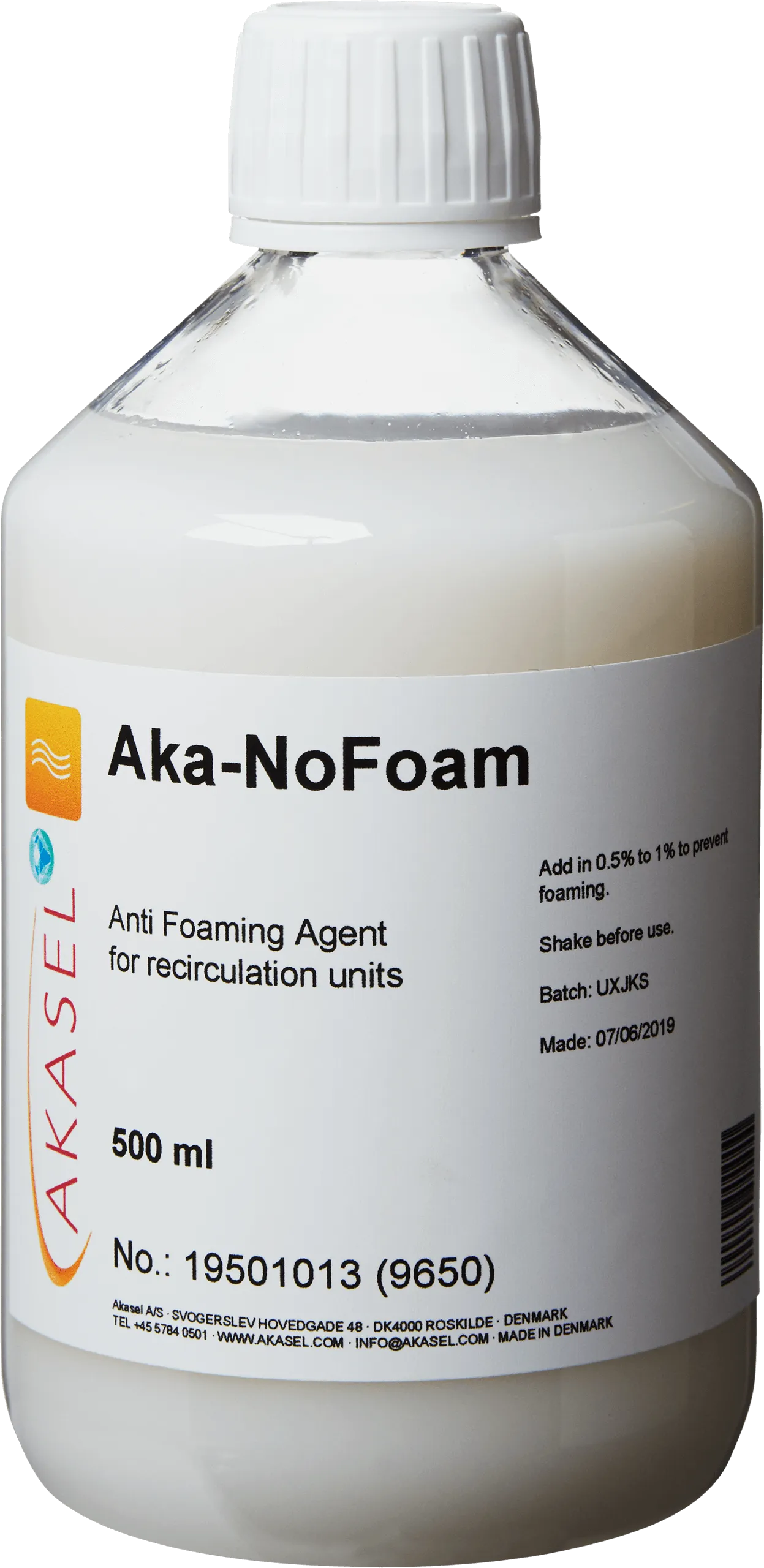 Aka-NoFoam — consommable Akasel pour fluide de coupe soluble | Metallab