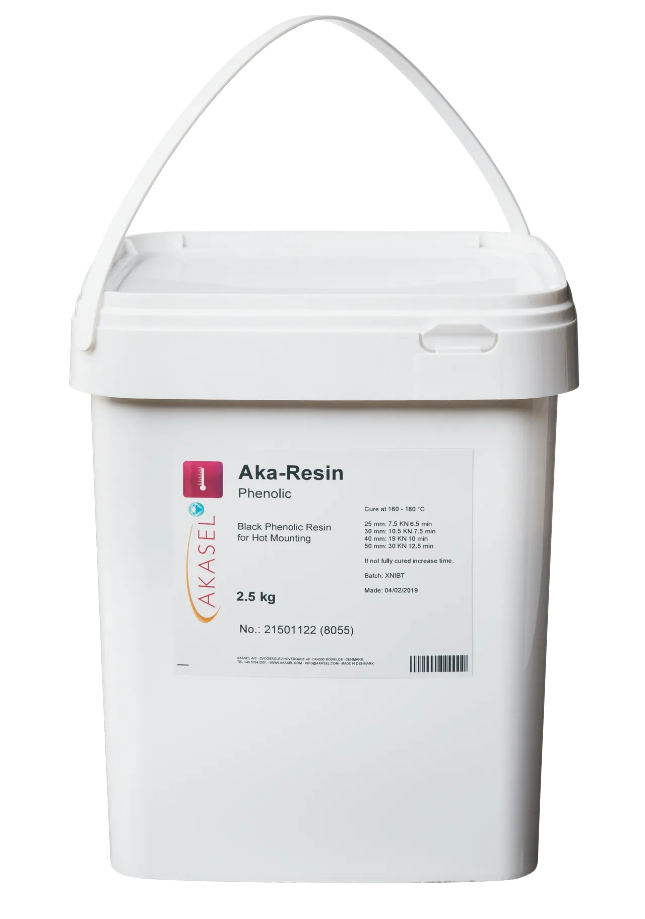 Aka-Resin Phenolic — consommable Akasel pour métallographie | Metallab