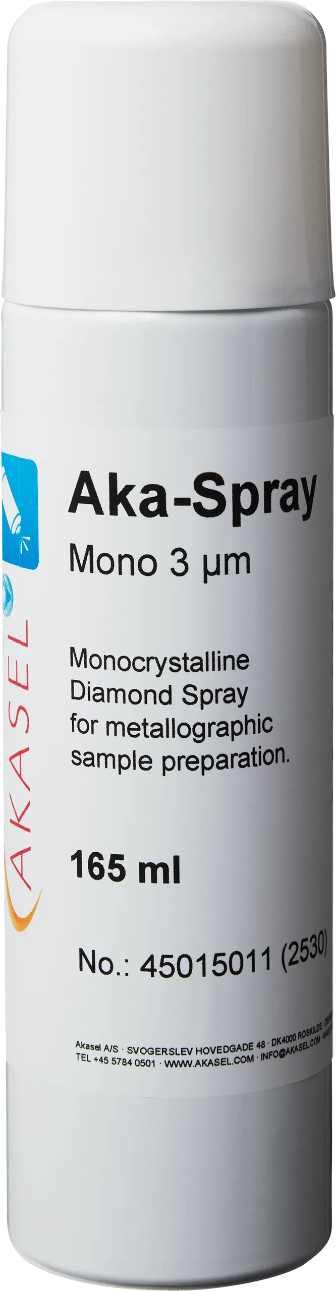 Aka-Spray Mono 3 µm — vue principale du consommable Akasel | Metallab