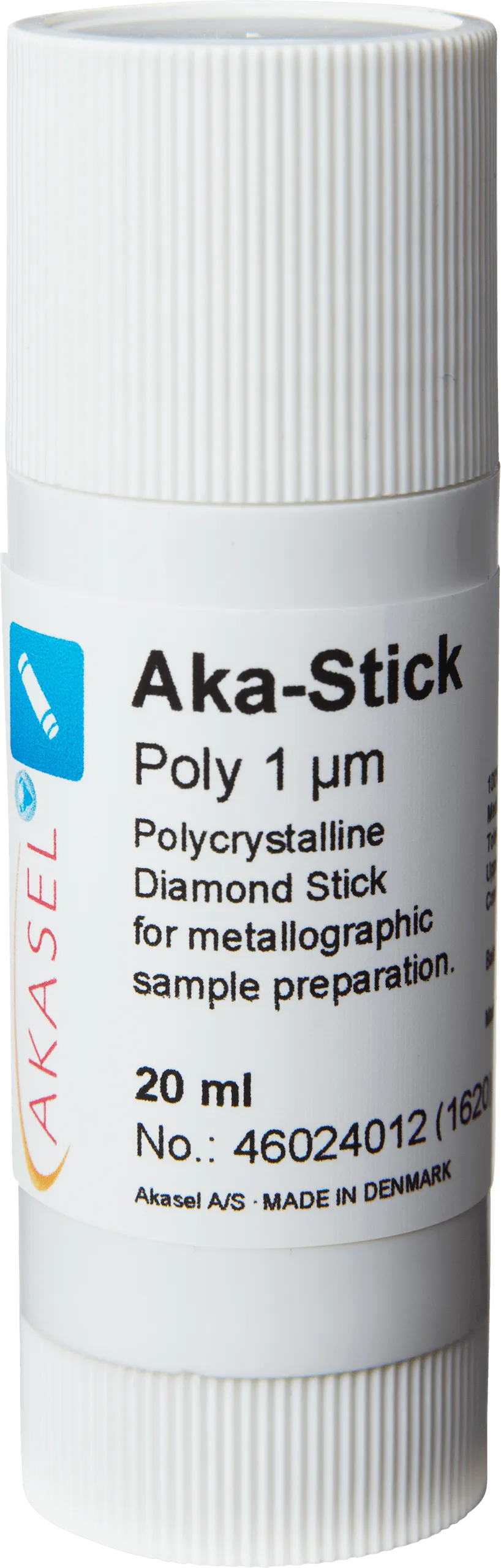 Aka-Stick Poly 1 µm — vue principale du consommable Akasel | Metallab