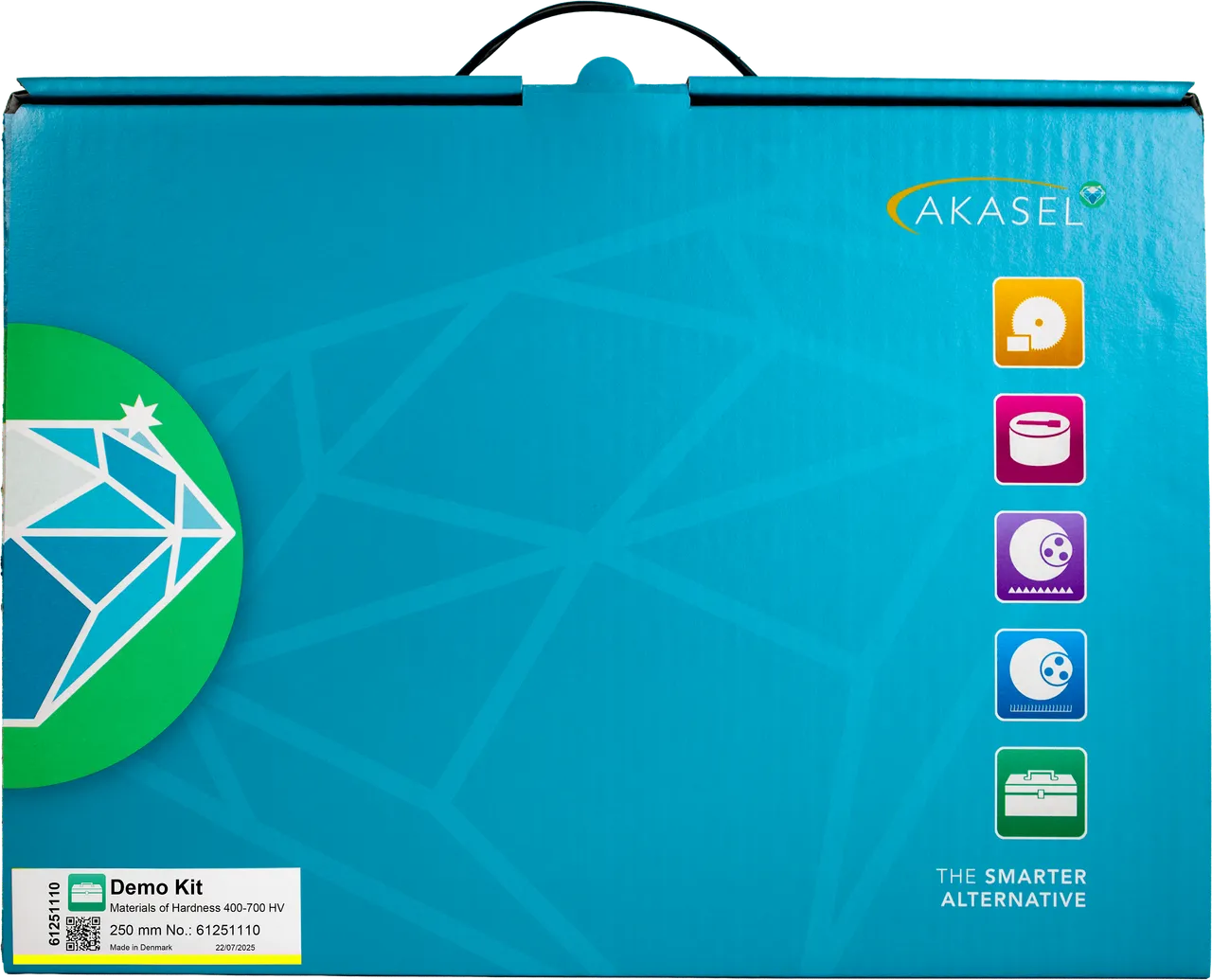 Kit démo — Matériaux 400-700 HV — consommable Akasel pour métallographie | Metallab
