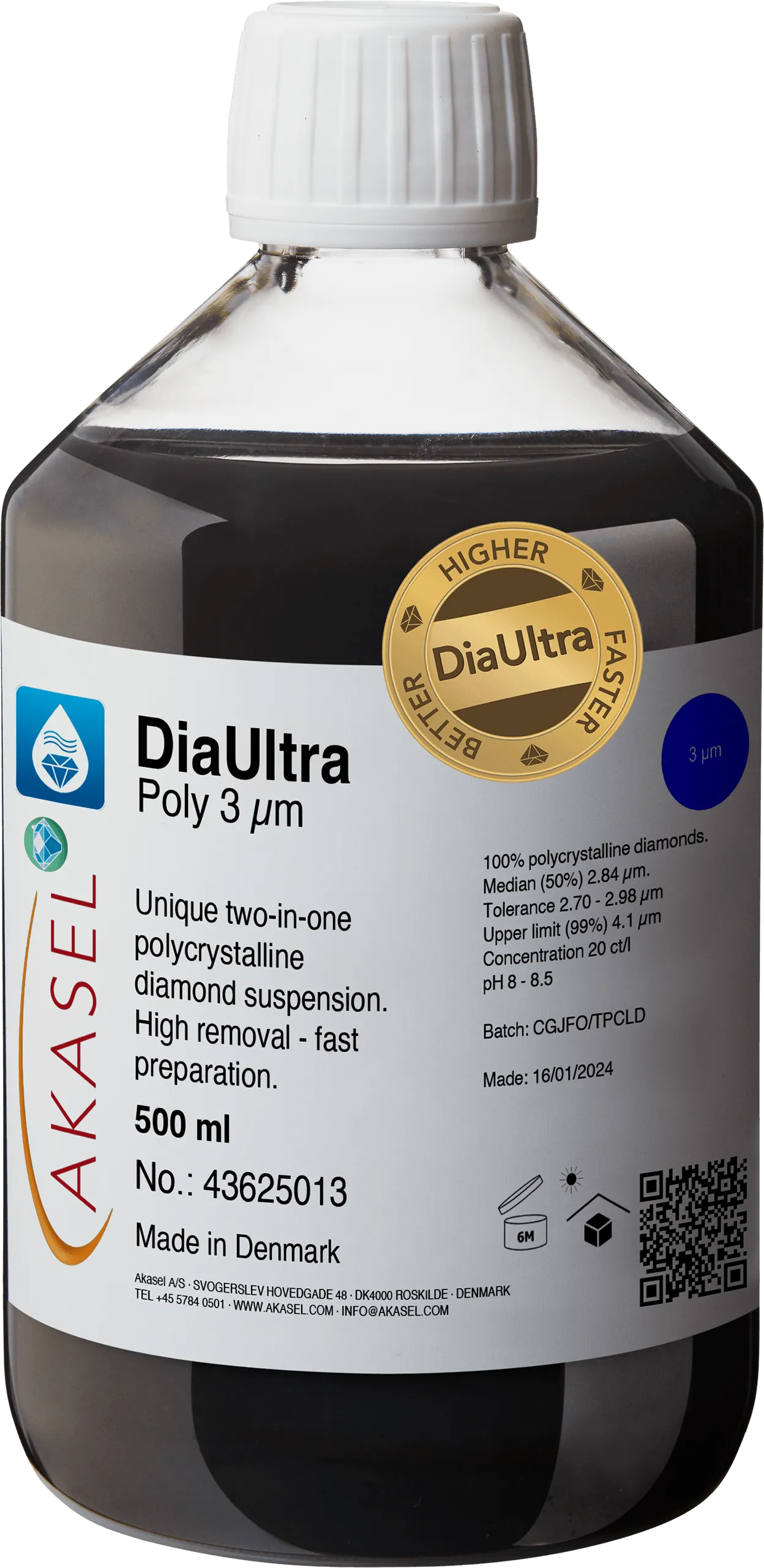 DiaUltra Poly 3 µm — vue détaillée 2 sur 3