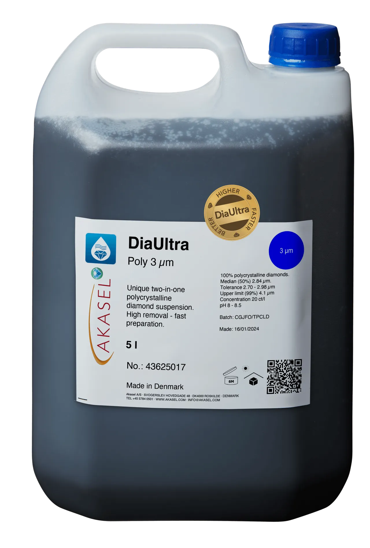 DiaUltra Poly 3 µm — vue détaillée 3 sur 3
